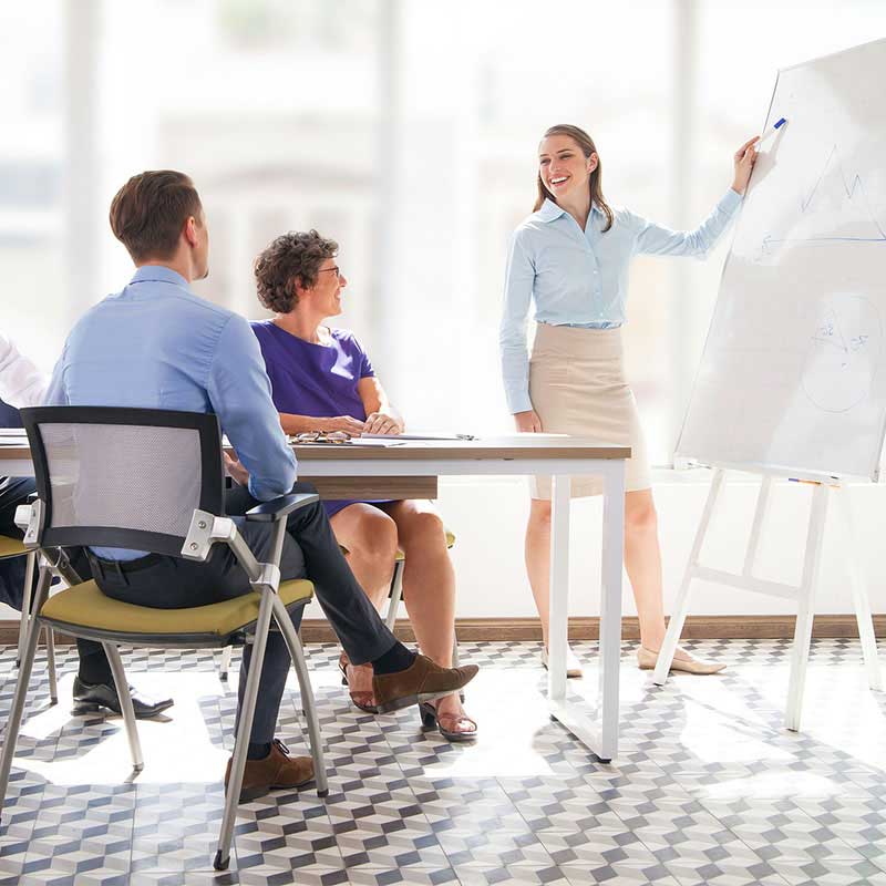 A team planning a custom digital solution